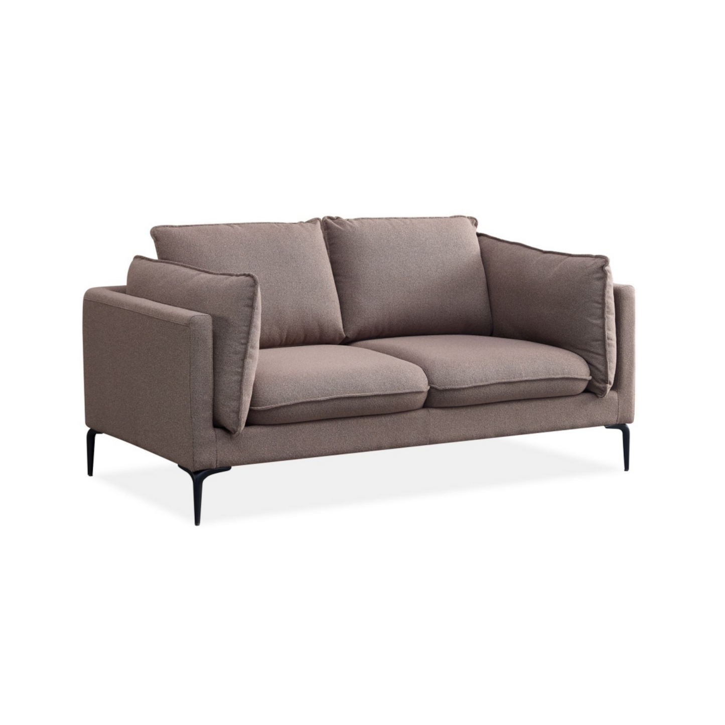 Halo 2.5 seat fabric sofa - Pebble Stone