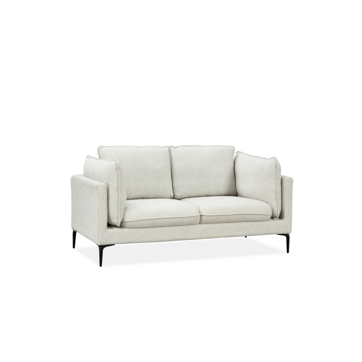 Chicago 2.5 seat fabric sofa - Pebble Pearl