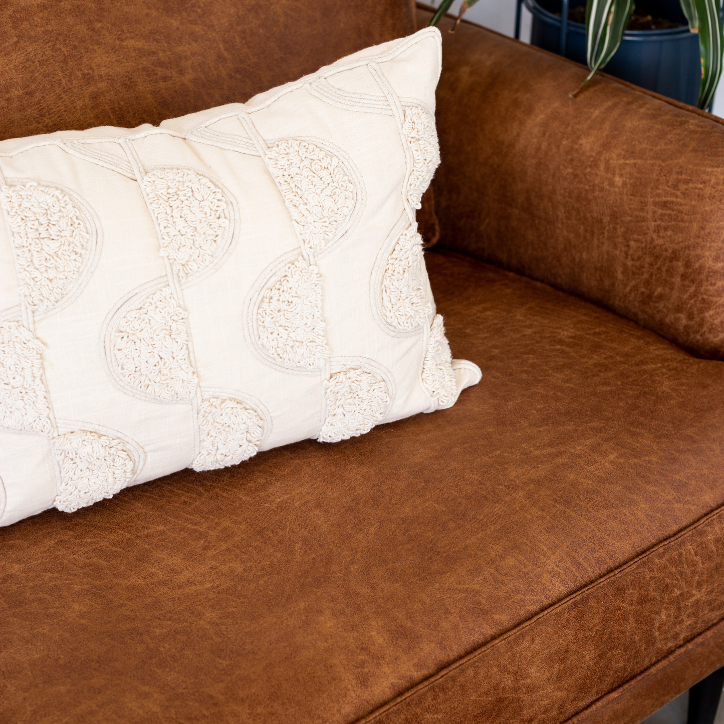 Remi 2 seat fabric modular with left chaise - Highland Buff