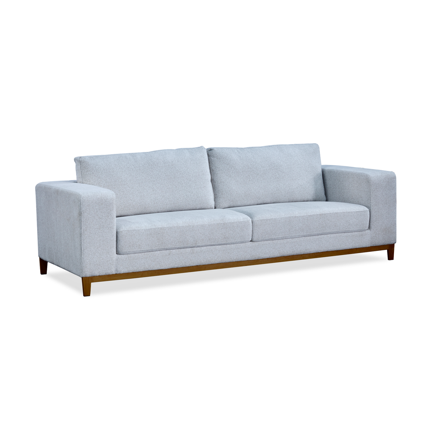 Sammi 4 seat fabric sofa - Pebble natural (02)