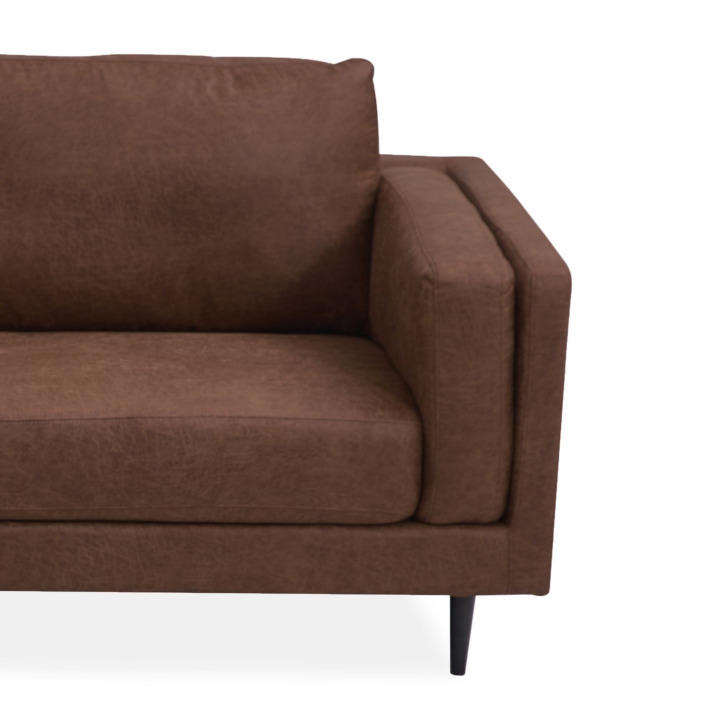 Henty 5 seat fabric corner - Highland Chestnut