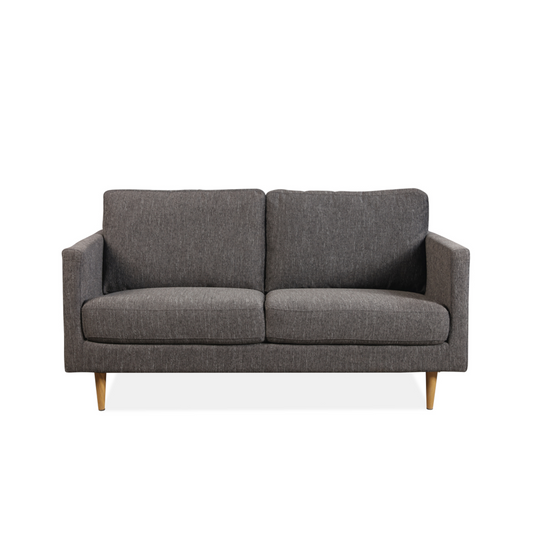 Lora 2 seat fabric sofa - Garden Smoke