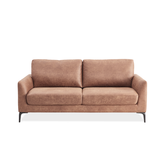 Chloe 2.5 seat fabric sofa - Highland Saddle