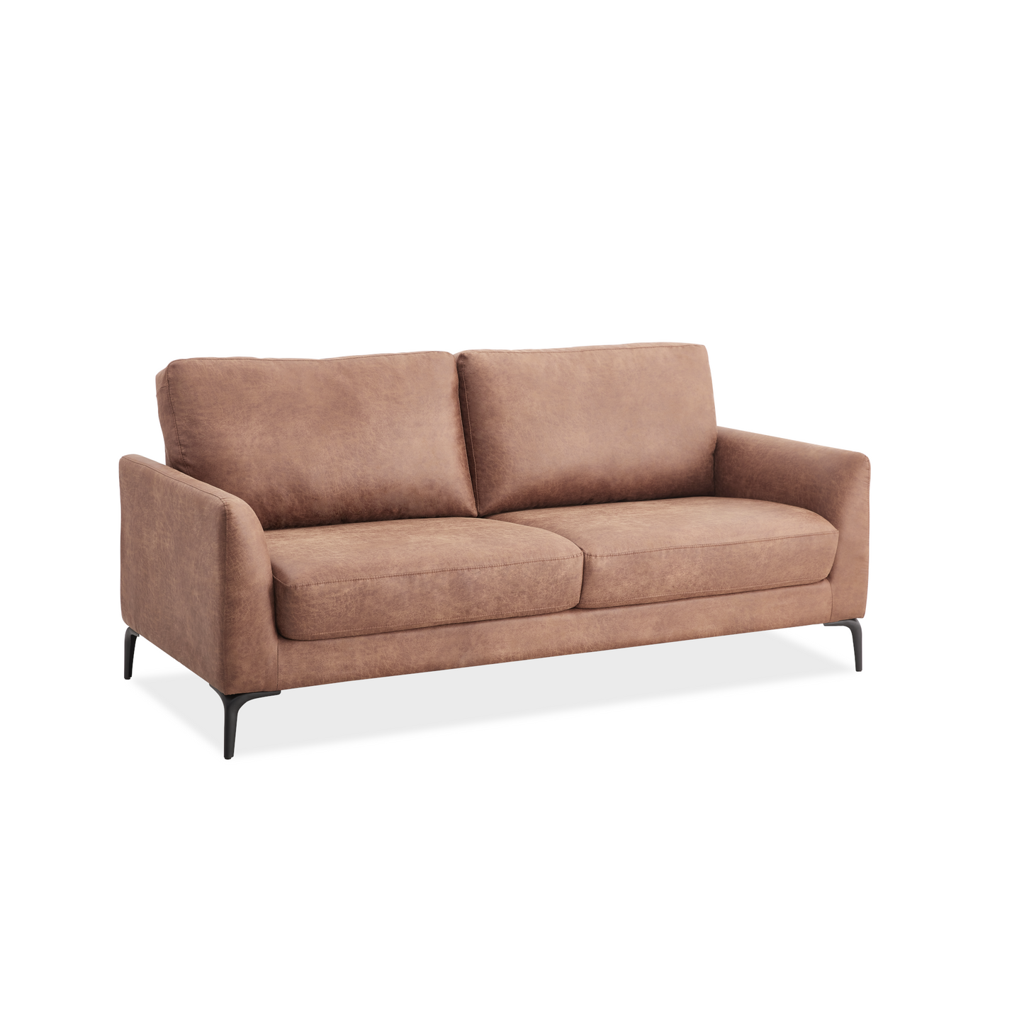 Chloe 2.5 seat fabric sofa - Highland Saddle