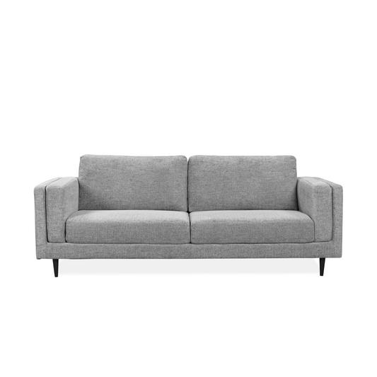 Henty 3 seat fabric sofa - Hampton Quartz