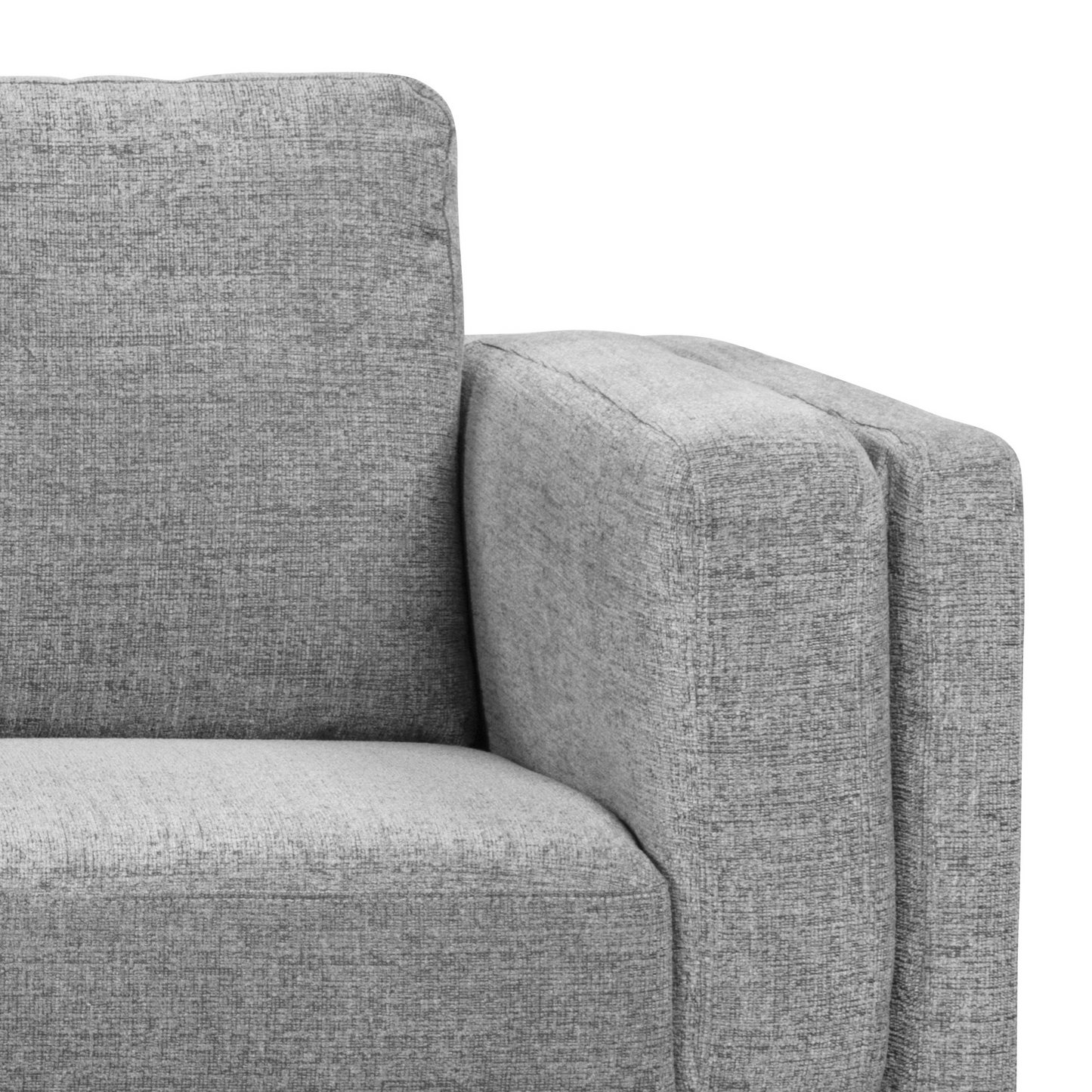 Henty 3 seat fabric sofa - Hampton Quartz