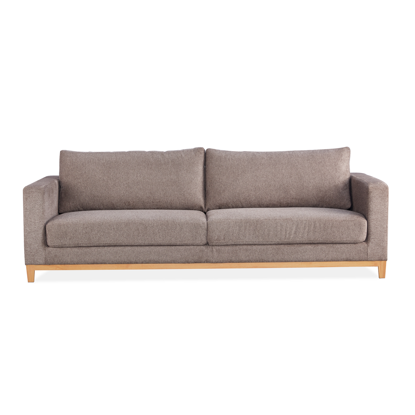 Huon 3 seat fabric sofa - Garden Mocha