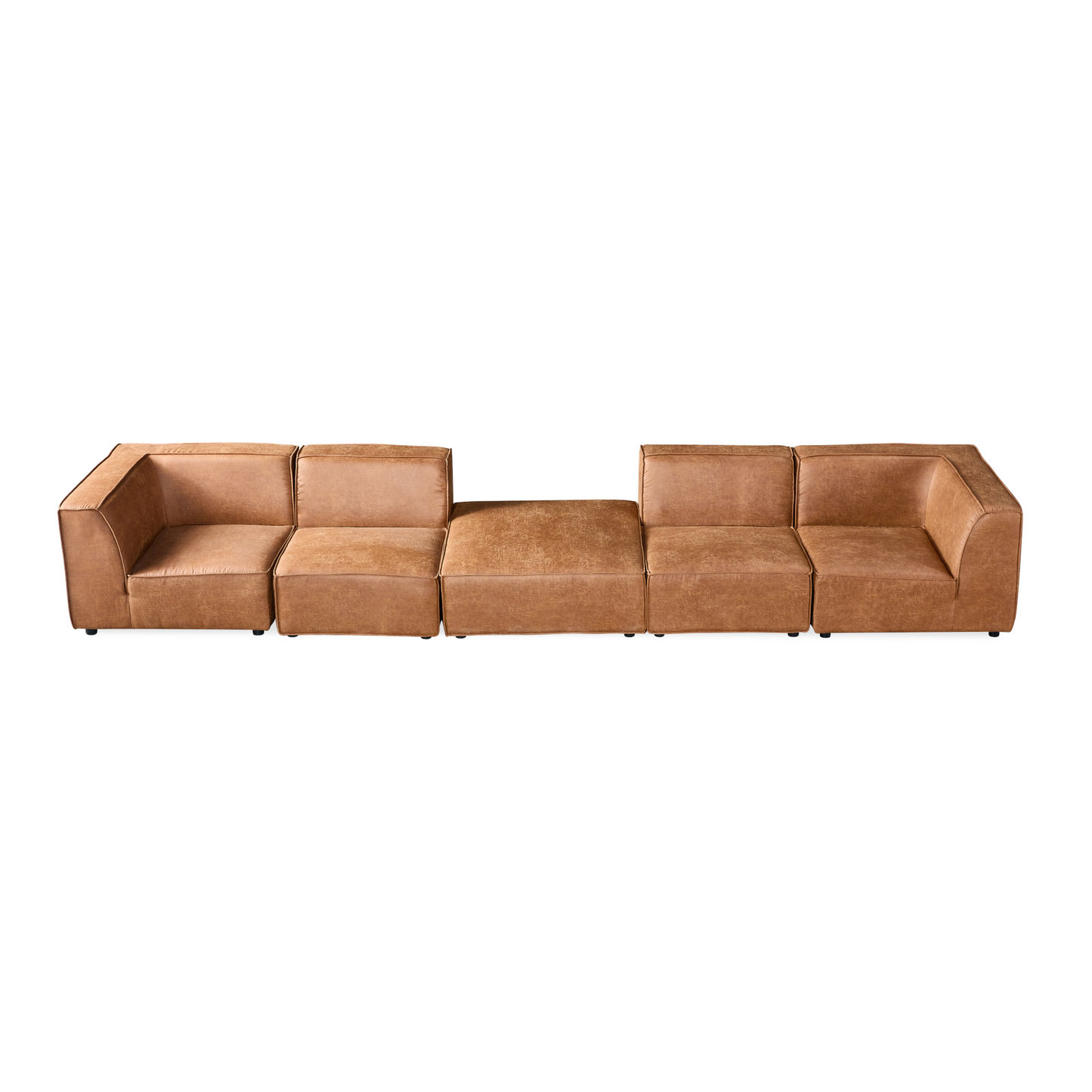 Loft sectional fabric modular - Highland Buff