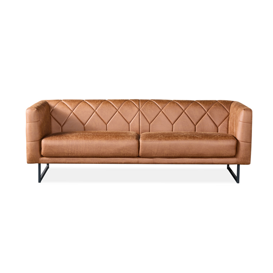 Marcel 3 seat fabric sofa - Highland Buff