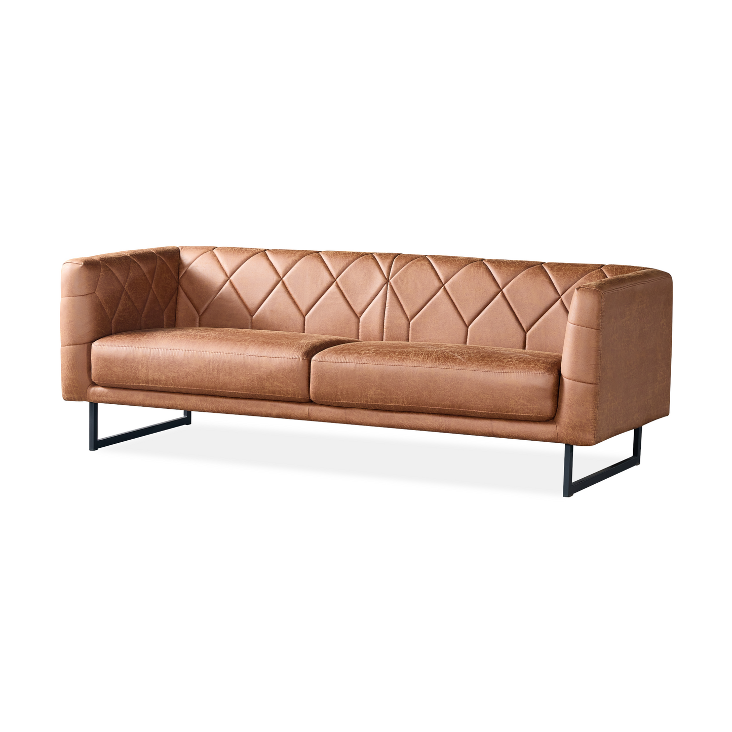 Marcel 3 seat fabric sofa - Highland Buff