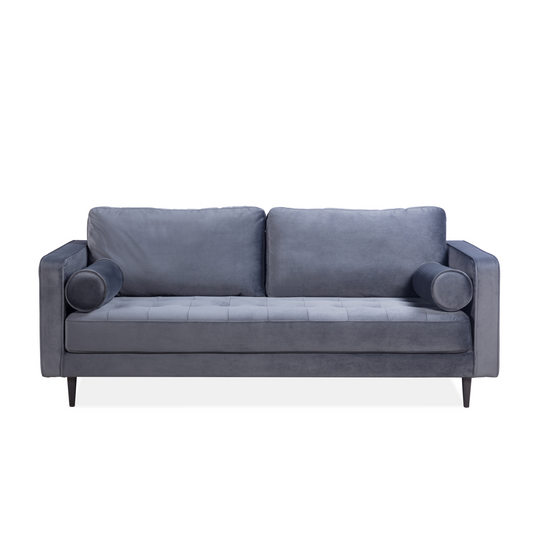 Mersey 3 seat fabric sofa - Roma Grey